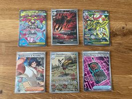 Pokémon 6x ASC cartes full art lot 3 «🇫🇷 »